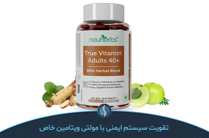 مولتی ویتامین ویتامینز توتال برای مردان بالای ۴۰ سال | ژین طب