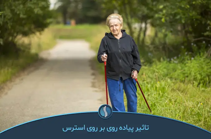 زنی مسن در حال پیاده روی در پارک | ژین طب