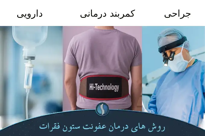 روش های درمان عفونت ستون فقرات