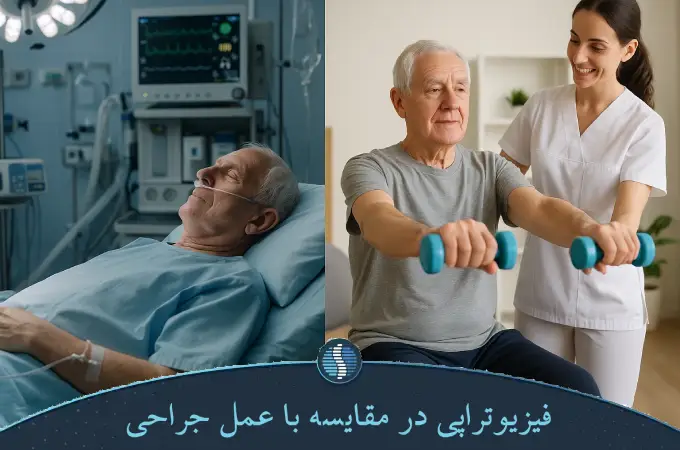 فیزیوتراپی در مقایسه با عمل جراحی