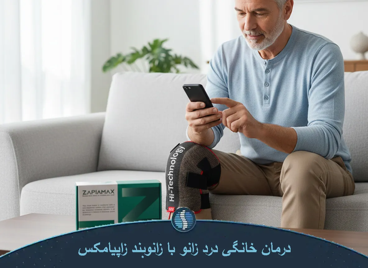 زانوبند زاپیامکس درمان خانگی زانودرد